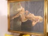 Elvgren Pin up art print.