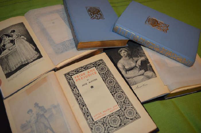 Jane Austin books printed in 1800s