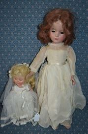 Madame Alexander Doll (on right)