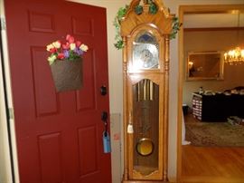 SLIGH GRANDFATHER'S CLOCK