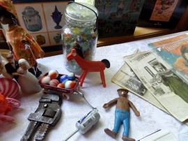 SMOKEY THE BEAR AND POKEY RUBBER BENDABLE TOYS