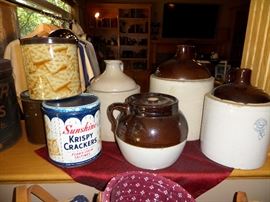 ANTIQUE CROCKS & JUGS