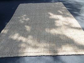 8 x 10 JUTE HEMP RUG