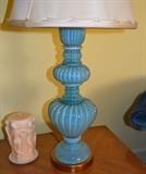 Pair of Murano Marbro Lamps