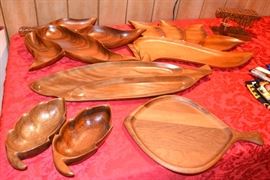 TEAK Wood Serving Trays