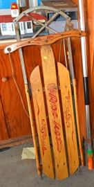 VINTAGE Rocket Snow Sled
