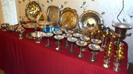 Silver Plate Serving and Tableware