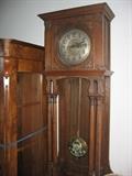 Oak clock from approximately 1920's from a Connecticut home. 
