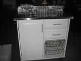 Great rolling cabinet for the kitchen with lots of storage