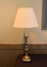 Brass Table Lamps (Pair)