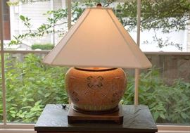 Chinese Style Ceramic Table Lamp 