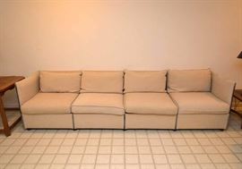 Contemporary Neutral 4-Seat Sofa