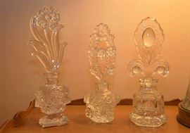 Vintage / Antique Glass Perfume Bottle Collection