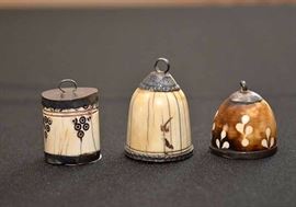 Vintage Japanese Carved Charms