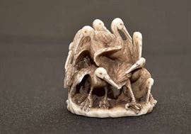 Chinese & Japanese Carved Netsuke Collection