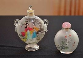 Vintage Asian Snuff Bottle Collection