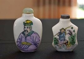 Vintage Asian Snuff Bottle Collection