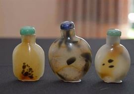 Vintage Asian Snuff Bottle Collection