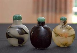 Vintage Asian Snuff Bottle Collection