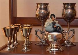 Silverplate Wine Glasses & Cordials