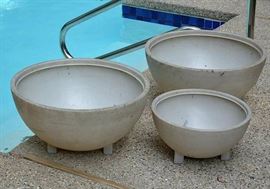 Modern Outdoor Planters (Resin)