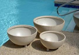 Modern Outdoor Planters (Resin)