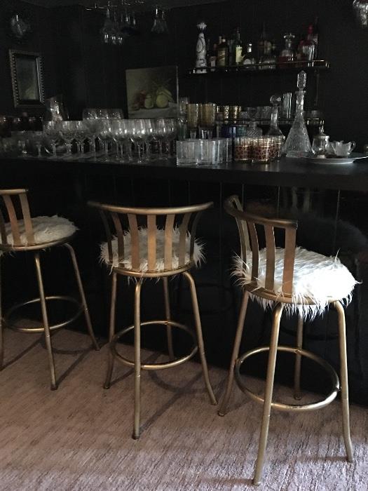 Bar stools and bar ware