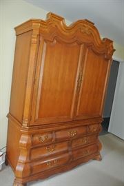 Hickory White Armoire