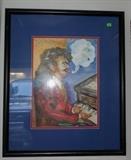 Original painting by Jo Lackey, one in her series of Stoplight Jazz