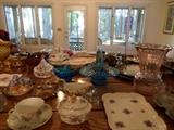 loads of vintage glassware & china