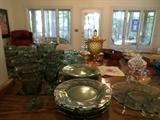 loads of vintage glassware