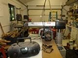 Huge workshop loaded with tools & woodworking equipment & so much more