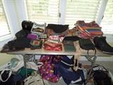 lots of women's purses & tot bags
