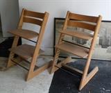 cool pair of mid-century adjustable chairs