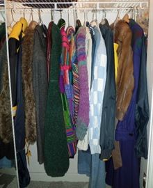 some really nice women's coats & sweaters
