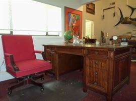 executive desk & chair