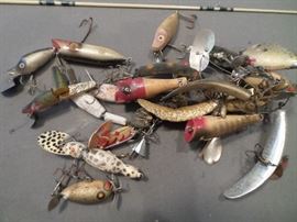 just a few of the many fishing lures
