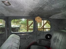 backseat area of Awesome 1934 Chevrolet - all original