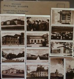 early 1900's Souvenir Stamps from Carnegie Institute of Technology