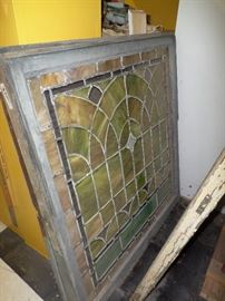 antique stained glass windows