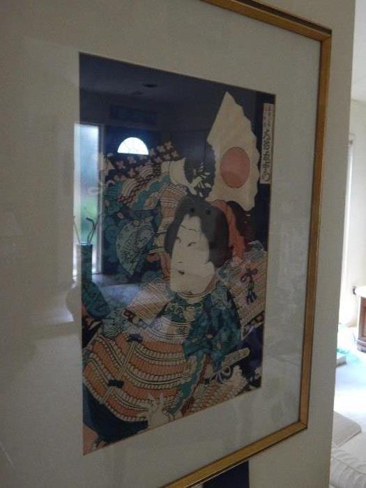 Japanese art woodblock.