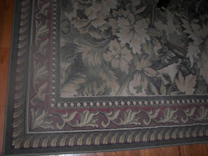 detail of large rug