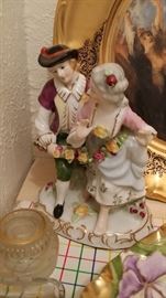 French provincial style figurines