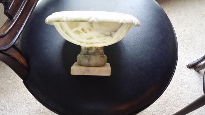 Greek styled stone bowl
