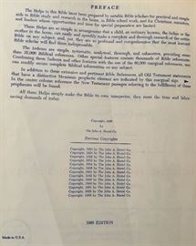 1960 Holy Bible Standard Reference Bible Blue Ribbon Edition