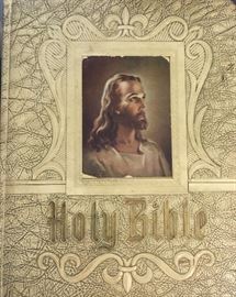 1960 Holy Bible Standard Reference Bible Blue Ribbon Edition