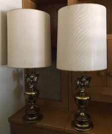Brass Eagle Lamps
