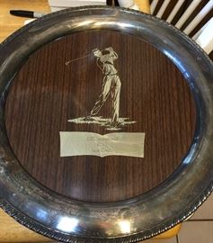 Vintage Trophy Plate