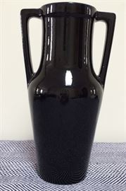 Deep Cobalt Blue  Red Wing Vase, 12"H