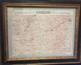 An old Fillmore County, MN map